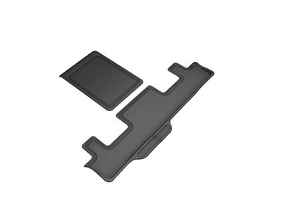 3D MAXpider KAGU Series All-Weather Custom Fit Third Row Floor Liners; Black (21-25 Tahoe w/ 2nd Row Bucket Seats)