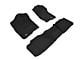 3D MAXpider Elegant Perfect Fit Carpet Front and Second Row Floor Liners; Black (07-14 Yukon w/ 2nd Row Bench Seat)