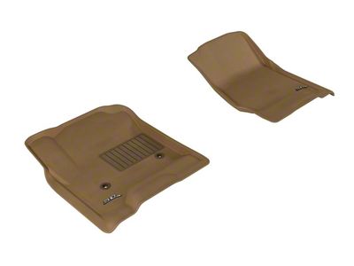 3D MAXpider KAGU Series All-Weather Custom Fit Front Floor Liners; Tan (15-20 Yukon)