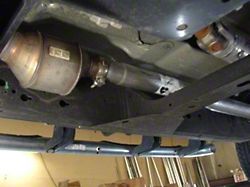 2.50-Inch Stainless Dual Exhaust System with HVS Welded Muffer; Rear Exit (09-18 4.8L Sierra 1500)