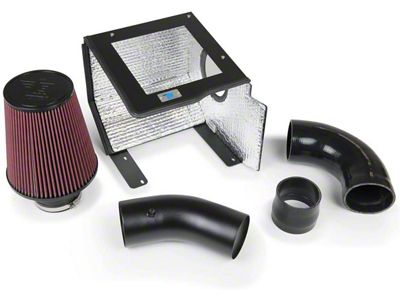 Cold Air Inductions Cold Air Intake; Textured Black (07-08 4.8L Sierra 1500)