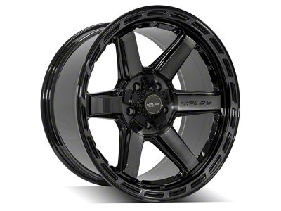 4Play 4P63 Brushed Black 5-Lug Wheel; 20x10; -18mm Offset (02-08 RAM 1500, Excluding Mega Cab)