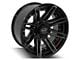 4Play 4P08 Gloss Black with Brushed Face 8-Lug Wheel; 20x10; -24mm Offset (03-09 RAM 2500)