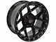 4Play 4P55 Gloss Black with Brushed Face 6-Lug Wheel; 22x10; -18mm Offset (04-08 F-150)