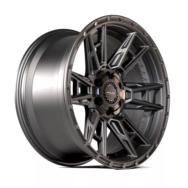 4Play Sport2.0 4PS20 Matte Black 6-Lug Wheel; 17×9; -6mm Offset (04-08 F-150)
