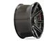 4Play 4P08 Brushed Black 6-Lug Wheel; 20x10; -18mm Offset (07-13 Sierra 1500)