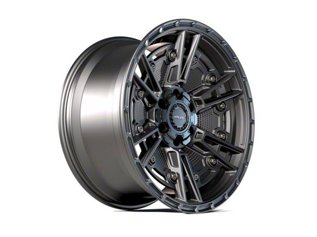 4Play Sport2.0 4PS01 Matte Black 6-Lug Wheel; 18x9; -6mm Offset (07-13 Sierra 1500)