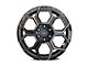4Play Sport2.0 4PS26 Brushed Dark Charcoal 6-Lug Wheel; 18x9; 18mm Offset (07-13 Sierra 1500)