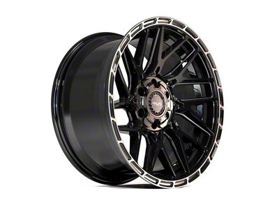 4Play Sport2.0 4PS28 Matte Black 6-Lug Wheel; 17x9; 18mm Offset (07-13 Sierra 1500)