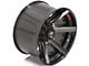 4Play 4P60 Gloss Black with Brushed Face 8-Lug Wheel; 20x10; -24mm Offset (11-14 Sierra 2500 HD)