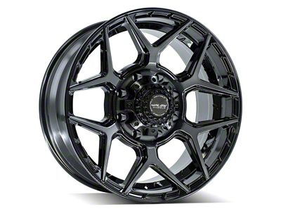 4Play 4P06 Brushed Black 6-Lug Wheel; 20x9; 0mm Offset (07-13 Silverado 1500)