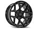 4Play 4P06 Gloss Black with Brushed Face 6-Lug Wheel; 20x10; -18mm Offset (07-13 Silverado 1500)