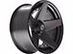 4Play 4PF5 Matte Black Center with Gloss Black Barrel 6-Lug Wheel; 20x9; 0mm Offset (07-13 Silverado 1500)