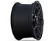 4Play 4PS60 Satin Black 6-Lug Wheel; 17x9; 0mm Offset (07-13 Silverado 1500)