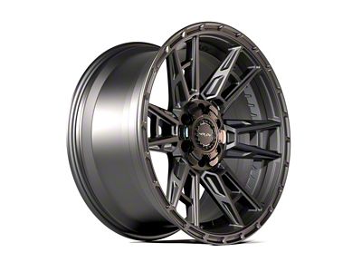 4Play Sport2.0 4PS20 Matte Black 6-Lug Wheel; 17x9; 18mm Offset (07-13 Silverado 1500)