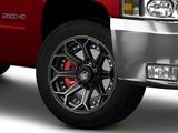 4Play 4P80R Brushed Black 8-Lug Wheel; 20x9; 0mm Offset (11-14 Silverado 2500 HD)