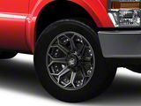 4Play 4P80R Brushed Black 8-Lug Wheel; 20x10; -24mm Offset (08-10 F-250 Super Duty)