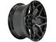4Play 4P06 Gloss Black with Brushed Face 6-Lug Wheel; 22x10; -18mm Offset (09-14 F-150)