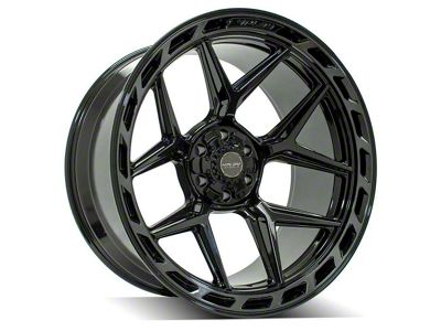 4Play 4P55 Brushed Black 6-Lug Wheel; 20x12; -44mm Offset (09-14 F-150)