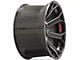 4Play 4P70 Gloss Black with Brushed Face 6-Lug Wheel; 22x12; -44mm Offset (09-14 F-150)
