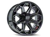 4Play 4P80R Brushed Black 5-Lug Wheel; 20x9; 0mm Offset (09-18 RAM 1500)