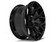 4Play 4P83 Gloss Black with Brushed Face 5-Lug Wheel; 22x10; -18mm Offset (09-18 RAM 1500)