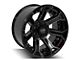 4Play 4P70 Gloss Black with Brushed Face 8-Lug Wheel; 22x12; -44mm Offset (10-18 RAM 2500)