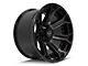 4Play 4P70 Gloss Black with Brushed Face 8-Lug Wheel; 22x12; -44mm Offset (10-18 RAM 2500)