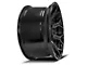 4Play 4P80R Gloss Black with Brushed Face 8-Lug Wheel; 20x10; -24mm Offset (10-18 RAM 2500)