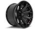 4Play 4P80R Gloss Black with Brushed Face 8-Lug Wheel; 22x12; -44mm Offset (10-18 RAM 2500)