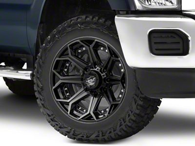 4Play 4P80R Brushed Black 8-Lug Wheel; 20x9; 0mm Offset (11-16 F-250 Super Duty)