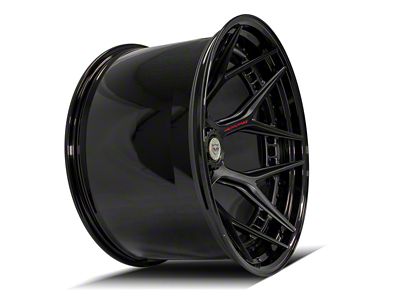 4Play 4PF6 Matte Black with Gloss Black 8-Lug Wheel; 20x9; 0mm Offset (11-16 F-250 Super Duty)