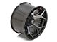 4Play 4P50 Brushed Black 8-Lug Wheel; 20x10; -24mm Offset (11-16 F-350 Super Duty SRW)