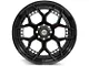 4Play 4PF6 Matte Black with Gloss Black 8-Lug Wheel; 20x9; 0mm Offset (11-16 F-350 Super Duty SRW)