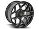 4Play 4P06 Brushed Black 6-Lug Wheel; 20x10; -18mm Offset (14-18 Sierra 1500)