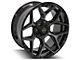 4Play 4P06 Brushed Black 6-Lug Wheel; 24x10; 18mm Offset (14-18 Sierra 1500)