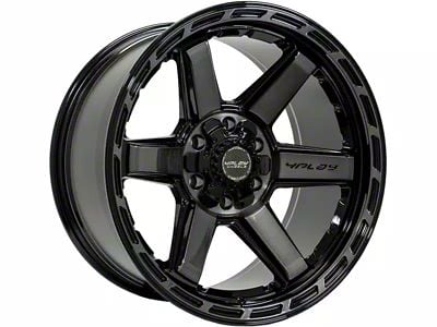 4Play 4P63 Brushed Black 6-Lug Wheel; 20x10; -18mm Offset (14-18 Silverado 1500)