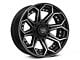 4Play 4P80R Brushed Black 6-Lug Wheel; 20x10; -18mm Offset (14-18 Silverado 1500)