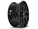 4Play 4P83 Brushed Black 6-Lug Wheel; 22x9; 12mm Offset (14-18 Silverado 1500)