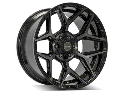 4Play 4P06 Brushed Black 6-Lug Wheel; 20x10; -18mm Offset (15-20 F-150)