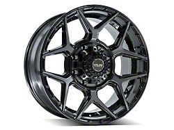 4Play 4P06 Brushed Black 6-Lug Wheel; 20x9; 0mm Offset (15-20 F-150)