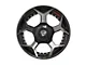 4Play 4P50 Brushed Black 6-Lug Wheel; 20x10; -18mm Offset (15-20 F-150)