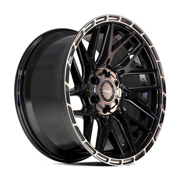 4Play Sport2.0 4PS28 Matte Black 6-Lug Wheel; 24×10; 24mm Offset (15-20 F-150)