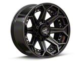 4Play 4P80R Brushed Black 8-Lug Wheel; 20x9; 0mm Offset (15-19 Sierra 3500 HD SRW)