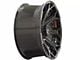 4Play 4P80R Gloss Black with Brushed Face 8-Lug Wheel; 20x10; -24mm Offset (15-19 Silverado 2500 HD)