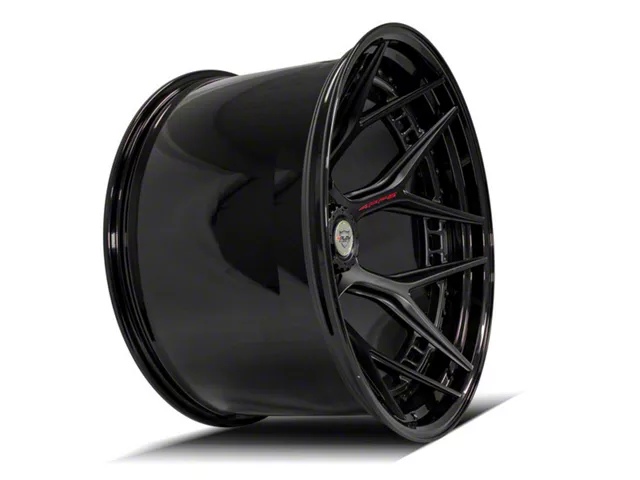 4Play 4PF6 Matte Black with Gloss Black 8-Lug Wheel; 20x9; 0mm Offset (23-24 F-250 Super Duty)