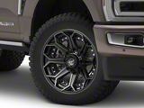 4Play 4P80R Brushed Black 8-Lug Wheel; 20x10; -24mm Offset (23-26 F-350 Super Duty SRW)