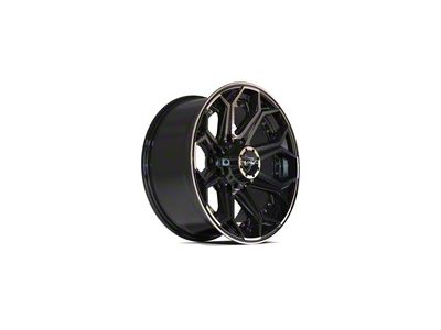 4Play 4P80R Brushed Black 8-Lug Wheel; 20x9; 0mm Offset (99-07 F-350 Super Duty SRW)