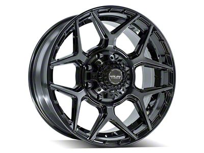 4Play 4P06 Brushed Black 6-Lug Wheel; 20x9; 0mm Offset (99-06 Sierra 1500)