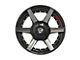 4Play 4P60 Brushed Black 6-Lug Wheel; 20x10; -18mm Offset (99-06 Sierra 1500)